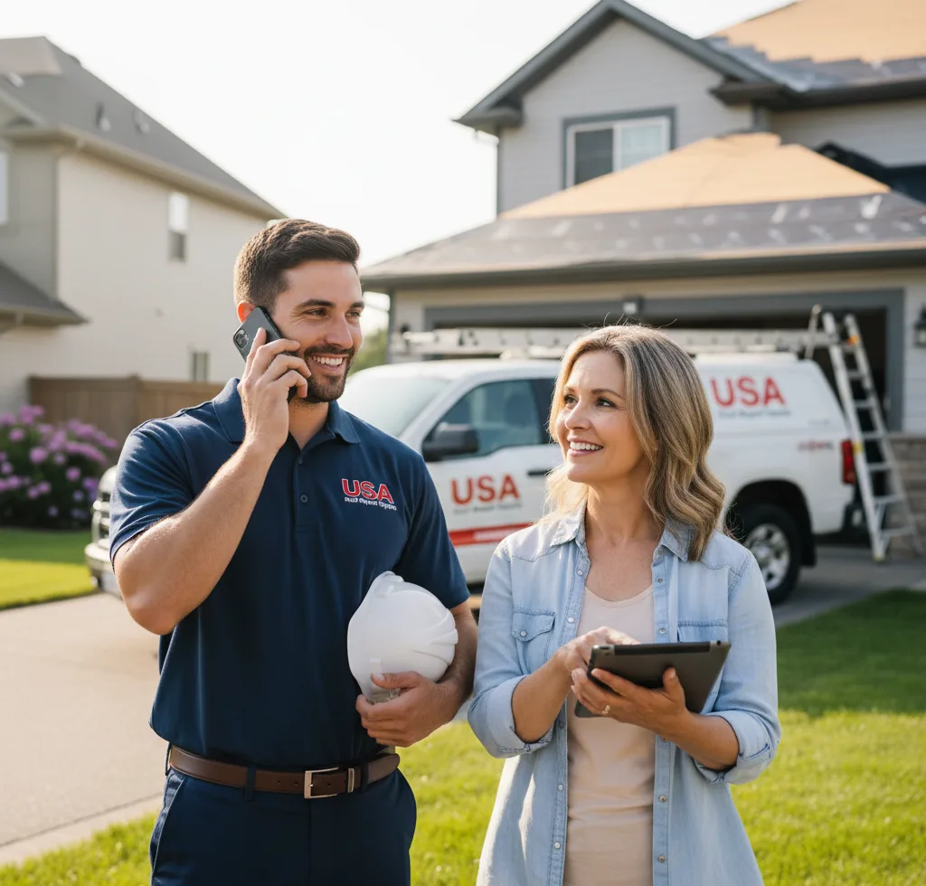 USA Roof Repair Experts customer support in North Hills